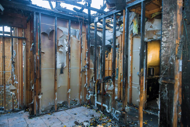 Professional Fire Damage Removal technician working in Hebron, PA